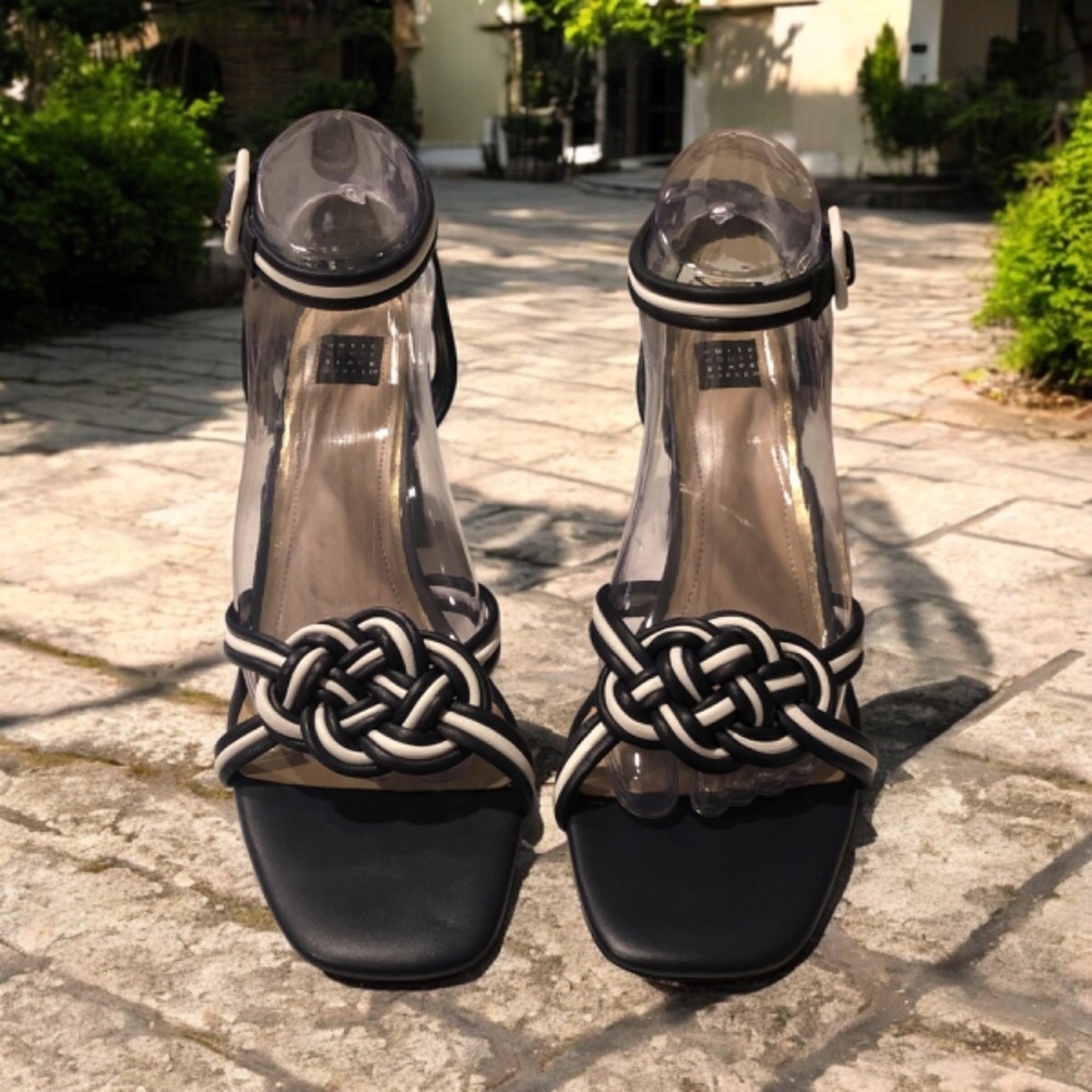 WHBM Nova Mixed Knot High Heeled Sandals size 10 - Picture 2 of 11